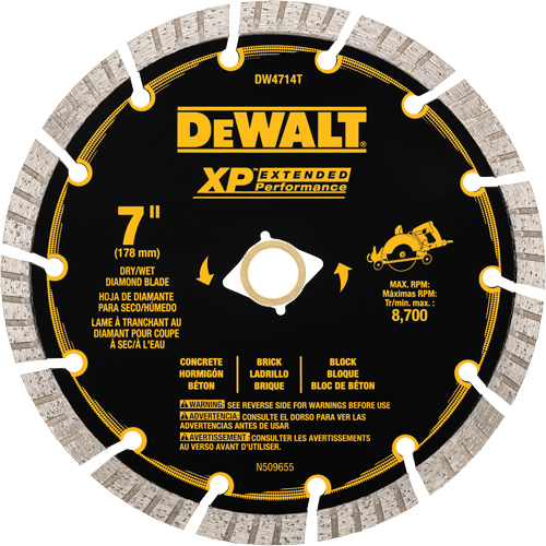Lame de diamant segment&eacute;e XP Turbo NTL Industrial