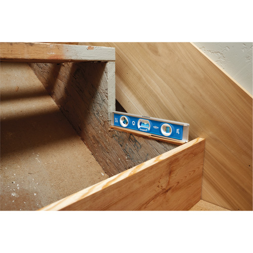 Torpedo Level, 10" L, Aluminum, 1 Vials, Magnetic NTL Industrial