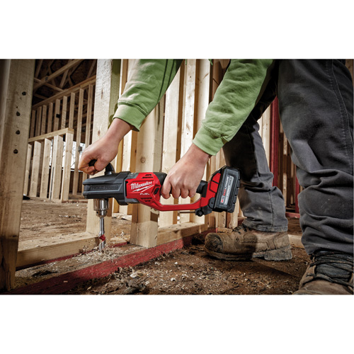 Perceuse &agrave; angle droit M18 Fuel Hole Hawg (outil seulement), 18 V, Mandrin 1/2", Lithium-ion NTL Industrial