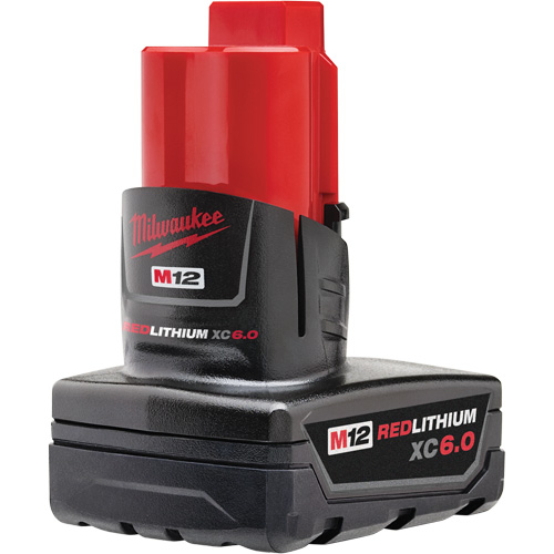 M12 Redlithium XC6.0 Battery, Lithium-Ion, 12 V, 6 Ah NTL Industrial