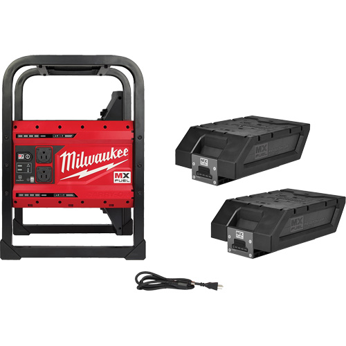 MX Fuel Carry-On Power Supply, 1800 W/3600 W, Lithium Ion, 20-4/5" H x 12" W x 15" D, 49.7 lbs. NTL Industrial