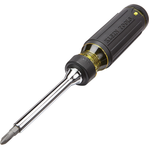15-in-1 Multi-Bit Ratcheting Screwdriver, 8-3/4" L, Cushion Grip Handle NTL Industrial