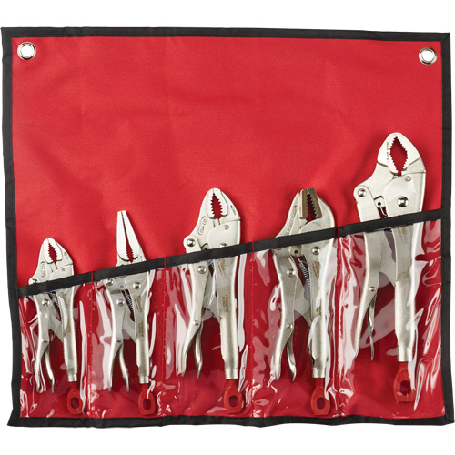 Torque Lock Locking Pliers Kit, 5 Pieces NTL Industrial