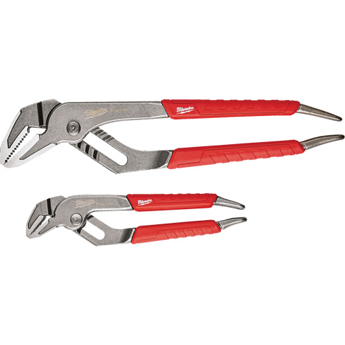 6" & 10" Comfort Grip Straight Jaw Pliers Set, 2 Pieces NTL Industrial