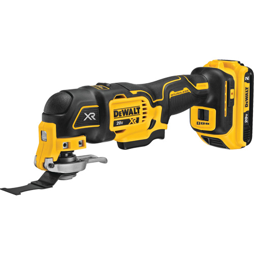 Ensemble pour outil polyvalent oscillant sans balai et sans fil &agrave; 3 vitesses XR, 20 V, Lithium-ion NTL Industrial