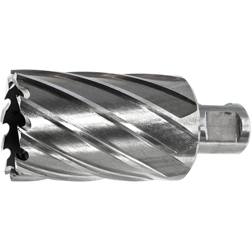 Fraise annulaire DRILLCO, Diam&egrave;tre de 7/16", Acier rapide, Profondeur de la coupe de 1", Tige 3/4" NTL Industrial