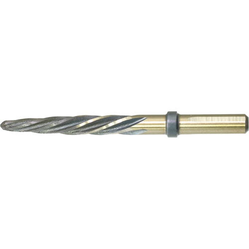 Drillco&reg; Nitro Construction Reamer, 11/16", Spiral Flute, High Speed Steel, Straight Shank NTL Industrial