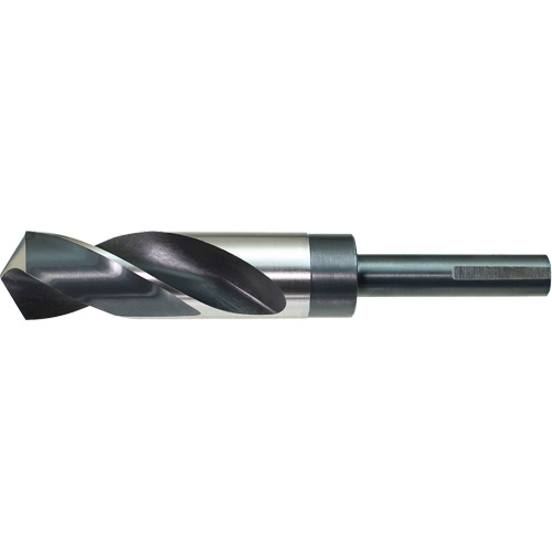 Foret &agrave; tige r&eacute;duite DRILLCO, 9/16", Acier rapide, Cannelure 3", Pointe de 118° NTL Industrial