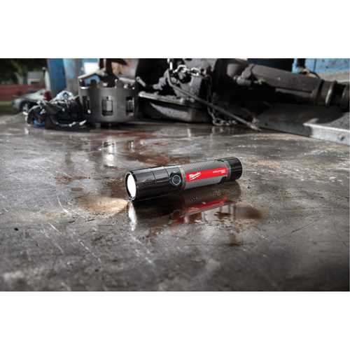 USB Compatible Compact Flashlight, LED, 800 Lumens, Rechargeable Batteries NTL Industrial