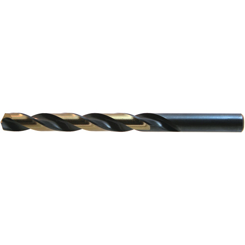 DRILLCO Heavy-Duty Jobber Drill, High Speed Steel, A, 3-7/8" L, 2-5/8" Flute, 135° Point Angle NTL Industrial