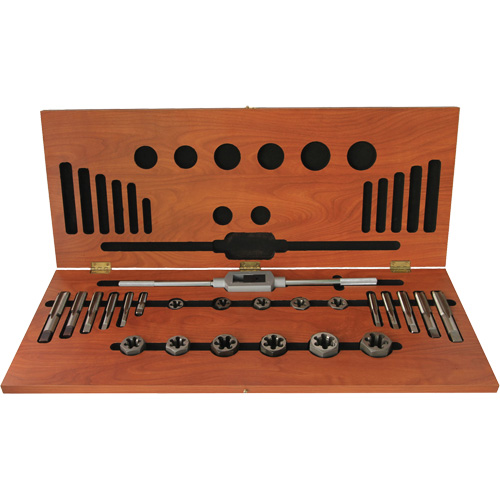 Drillco&reg; Tap & Hex Die Set, 18 Pieces NTL Industrial