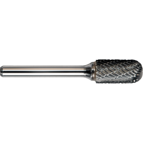 Drillco&reg; Single Cut Ballnose Cylinder Burr, SC-12 NTL Industrial