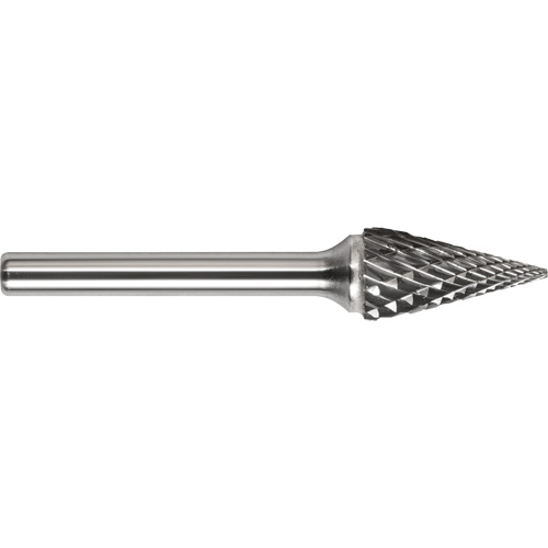 Drillco&reg; Single Cut Pointed Cone Burr, SM-2 NTL Industrial