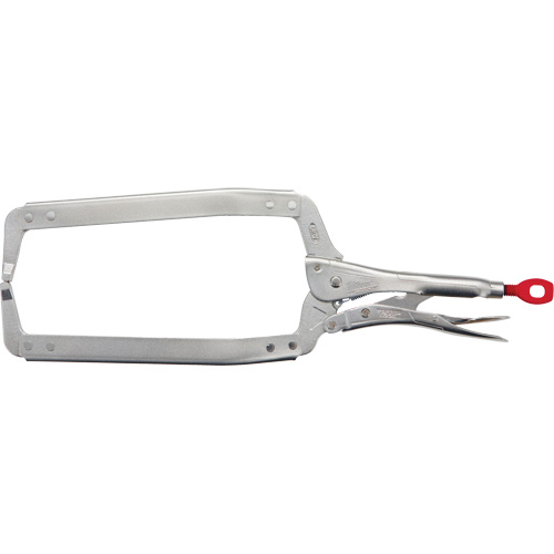 Torque Lock Locking Pliers with Regular Jaws, 18" Length, C-Clamp NTL Industrial