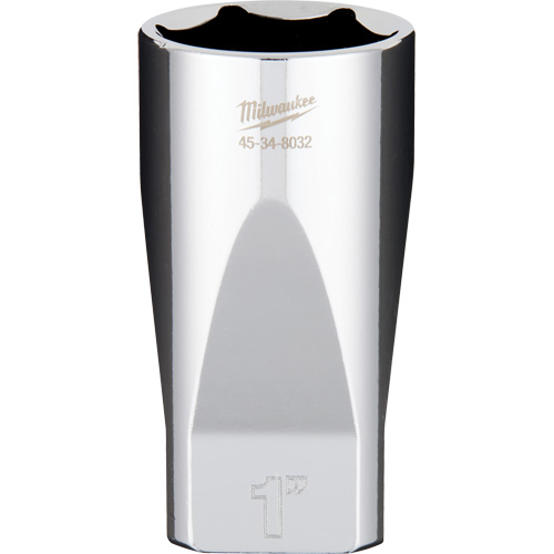 SAE Socket with Four Flat Sides, 1", 3/8" Drive, 6 Points, Deep NTL Industrial