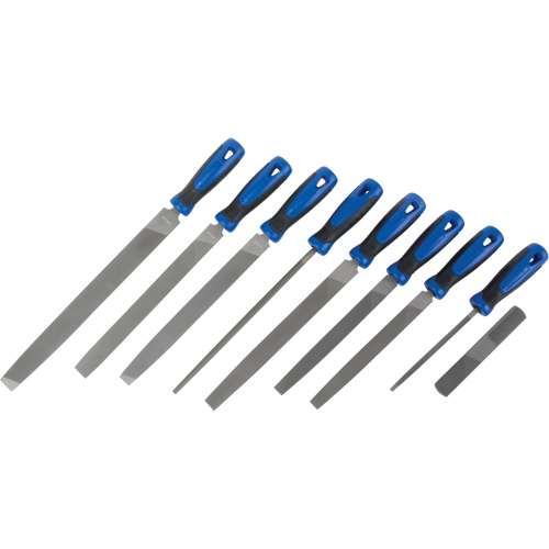 File Set with Handles, 9 Pcs NTL Industrial