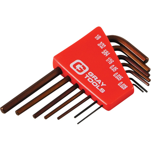 Hex Key Set, 7 Pcs., Imperial NTL Industrial
