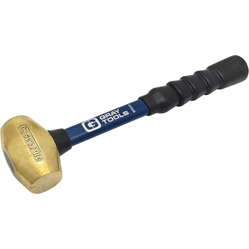Brass Hammer, 3 lbs. Head Weight, 14" L NTL Industrial