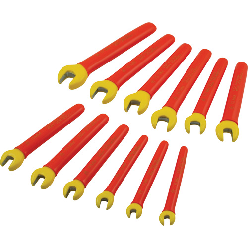 Insulated Metric Open End Wrench Set, 1000 V, 12 Pcs NTL Industrial