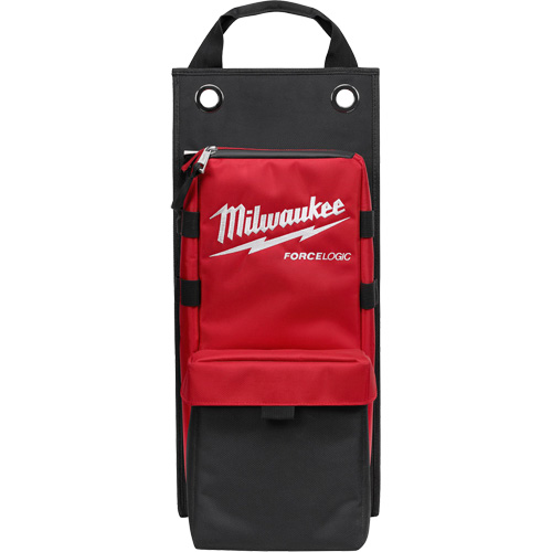 Sac pour sertisseur/coupe-c&acirc;bles polyvalent, Nylon, 2 pochettes, Noir/Rouge NTL Industrial