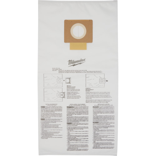 Fleece Dust Bags, 9 US gal. NTL Industrial