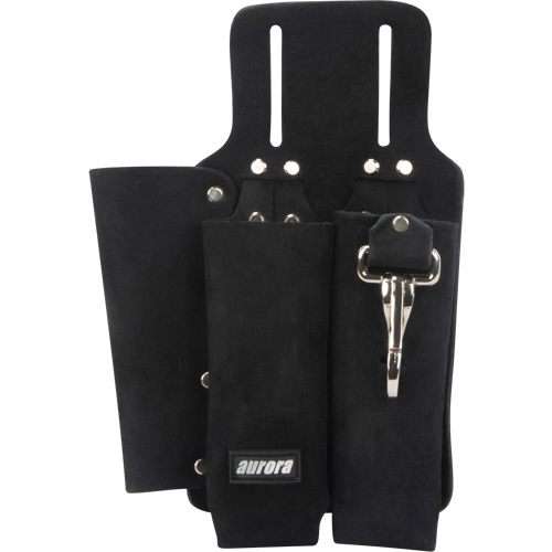 Porte-outils pour monteur de ligne, Porte-outil multiple, Cuir, 3 Poches NTL Industrial