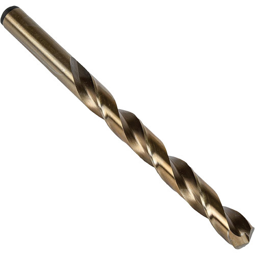 Jobber Drill Bit, Cobalt, 13/32", 5-1/4" L, 3-7/8" Flute, 135° Point Angle NTL Industrial