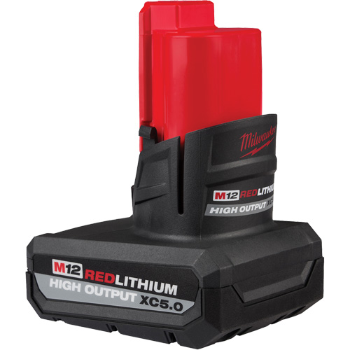M12 Redlithium High Output XC5.0 Battery Pack, Lithium-Ion, 12 V, 5 Ah NTL Industrial