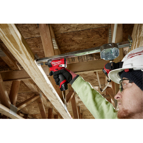 M12 Fuel Hex Impact Driver, 1/4", 1500 in-lbs Max. Torque, 12 V, Lithium-Ion NTL Industrial
