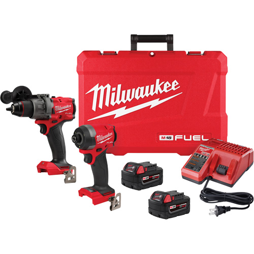 M18 Fuel Hammer Drill 2-Tool Combo Kit, Lithium-Ion, 18 V NTL Industrial