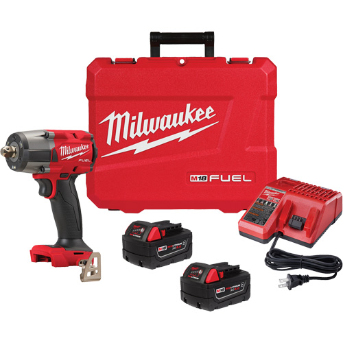 Ensemble de cl&eacute; &agrave; choc de couple moyen M18 Fuel avec cheville d'arr&ecirc;t, 18 V, Mandrin 1/2" NTL Industrial