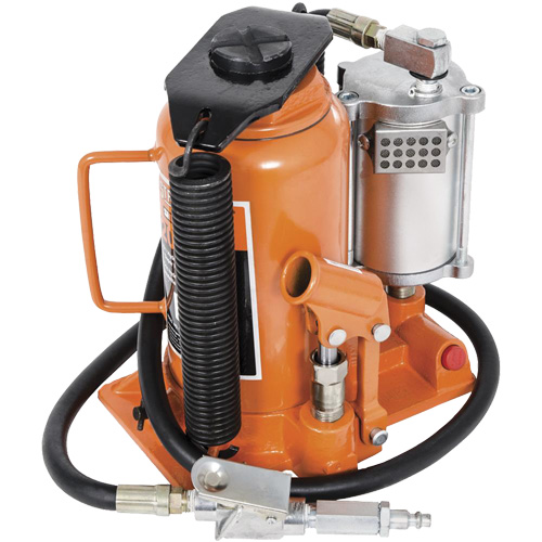 Cric-bouteille super robuste, 20 tonne(s), Air comprim&eacute;/hydraulique, 20" Hauteur &eacute;lev&eacute;e NTL Industrial