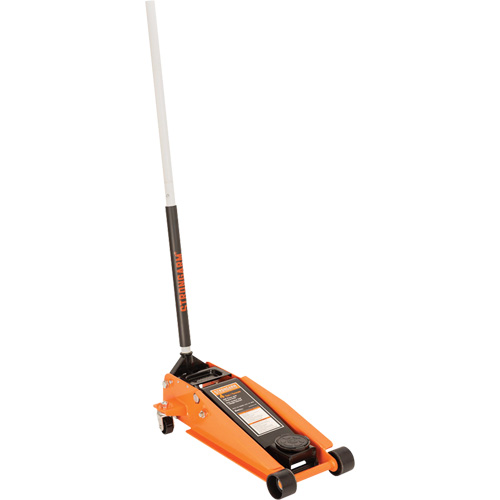 964D 2XP Floor Jack, 4 Ton(s) Capacity, 4-1/3" Lowered, 20-1/2" Raised, Manual Hydraulic NTL Industrial