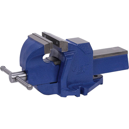 Heavy-Duty British Pattern Bench Vise, 6" Jaw Width, 3-1/2" Throat Depth NTL Industrial