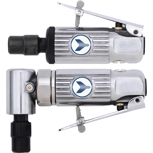 2-in-1 Mini Air Die Grinder Combo, 1/4", 25000/22000 RPM NTL Industrial