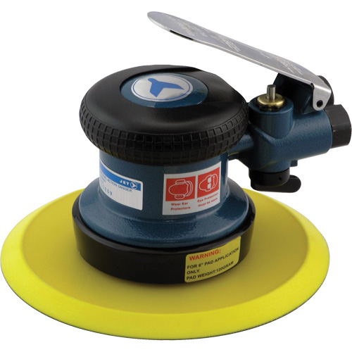 DA63NV Heavy-Duty Dual-Action Non-Vac Random Orbital Sander, 6" Dia., 1/4" NPT Inlet, 10000 RPM NTL Industrial