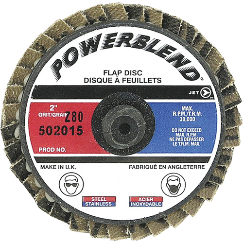 Disque &agrave; feuillets PowerBlend Roll-On, 2" x Type R, Grain Z80 NTL Industrial