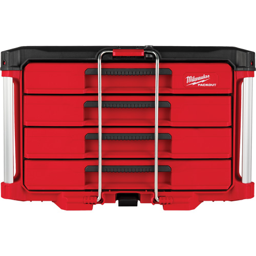 Boîte &agrave; outils avec 4 tiroirs PackOut, 16-3/10" x 22-1/5" x 14-3/10", Rouge NTL Industrial
