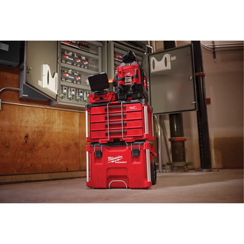 Boîte &agrave; outils avec 4 tiroirs PackOut, 16-3/10" x 22-1/5" x 14-3/10", Rouge NTL Industrial