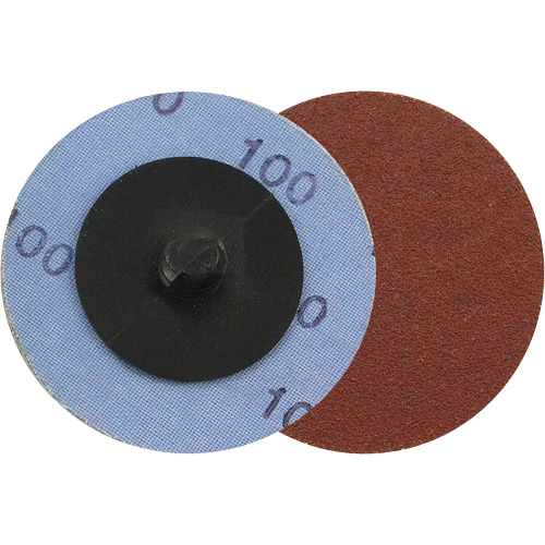 Cloth Backing  Sanding Discs for Die Grinders - Steel Application, 2" Dia., 100 Grit, Aluminum Oxide NTL Industrial