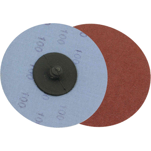 Cloth Backing  Sanding Discs for Die Grinders - Steel Application, 3" Dia., 100 Grit, Aluminum Oxide NTL Industrial