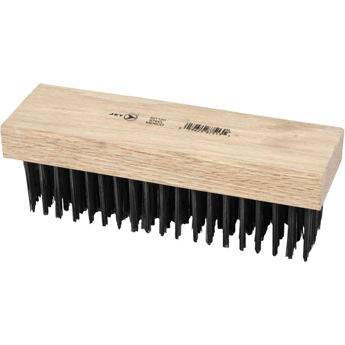 6SB Brosse &agrave; r&eacute;curer manuelle, Acier au carbone, 6 x 19 rangs de fils, Longueur 7-1/4" NTL Industrial