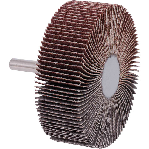 Flap Wheels, 40 Grit, 3" x 1" NTL Industrial