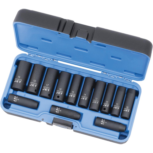 PS1338DM Sockets - Sets, 13 Pcs, Impact, 3/8" Drive Size, Deep NTL Industrial