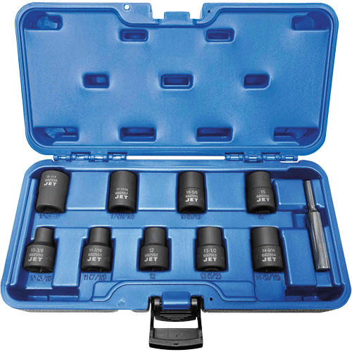 PST-1012 Twist Socket Sets, 10 Pcs, Impact, 1/2" Drive Size NTL Industrial