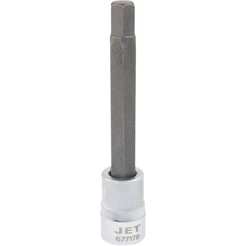 Extra-Long Bit Sockets, Hex, 7 mm x 4" L, 3/8" Drive NTL Industrial