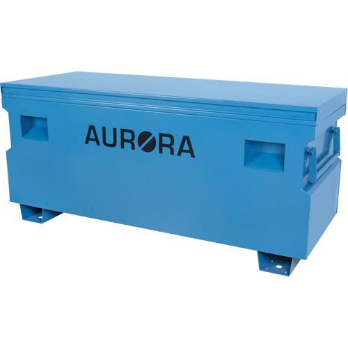 Jobsite Tool Box, 60" x 24" x 27-1/2", Steel, Blue NTL Industrial
