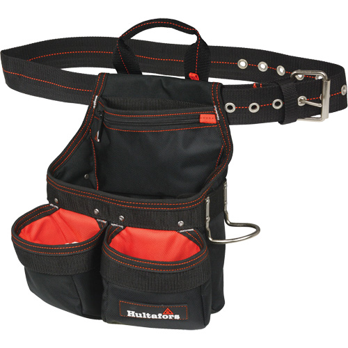 Framer's Nail & Tool Bag, Ballistic Polyester, Black NTL Industrial