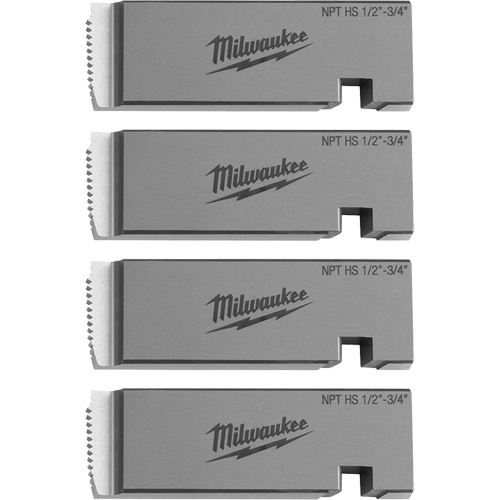 Fili&egrave;res de filetage pour tuyaux universel NPT, Pour tuyau de 1/2"-3/4", Acier rapide NTL Industrial