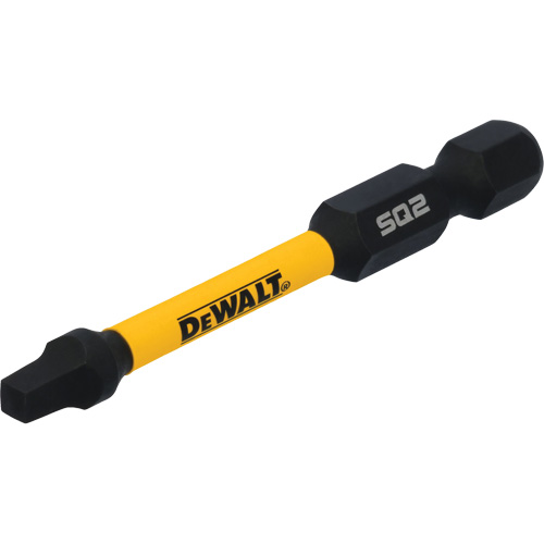 Jeu de forets de vissage Tic-Tac pr&ecirc;t &agrave; l'impact 15 mcx, Carr&eacute;e, Embout #2, Prise 1/4", Longueur 2" NTL Industrial